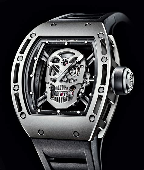 richard mille rm 052 skull|richard mille skull watch.